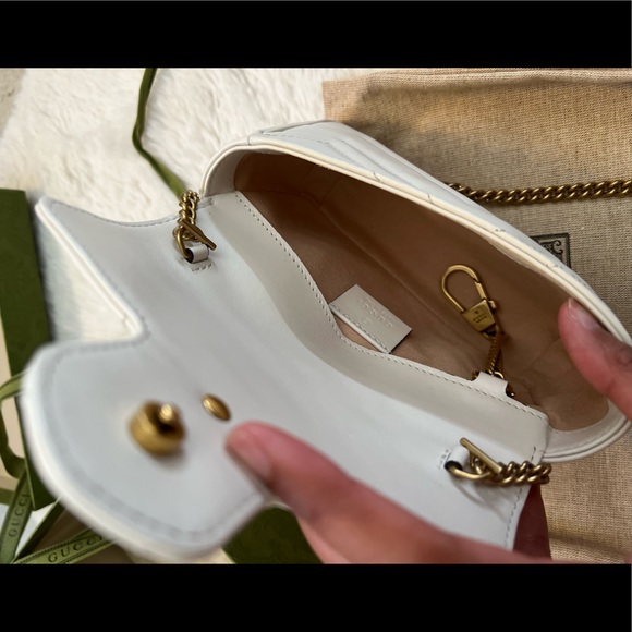 GUCCI - GG Marmont matelassé leather super mini bag - Picture 2 of 8